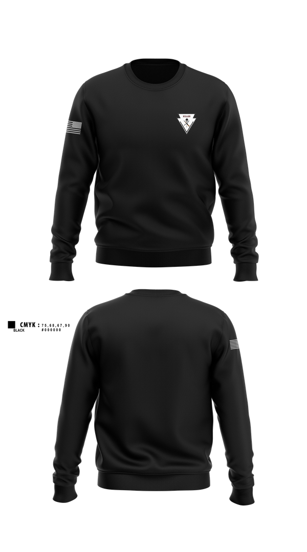 Crew Neck Sweatshirt, Killer Troop, 2/11 ACR, , Teamtime, Team time, sublimation, custom sports apparel, team uniforms, spirit wear, spiritwear, sports uniforms, custom shirts, team store, custom team store, fundraiser sports, apparel fundraiser