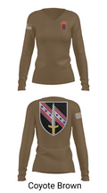 6/54th Security Force Assistance Brigade 11702095 Women's Long Sleeve V-neck Shirt - 17