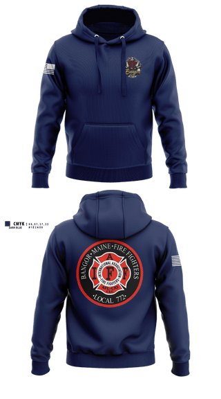 Hoodie, Bangor fire, Fire Department, Teamtime, Team time, sublimation, custom sports apparel, team uniforms, spirit wear, spiritwear, sports uniforms, custom shirts, team store, custom team store, fundraiser sports, apparel fundraiser