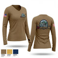 NIOC Pacific FCPOA 11153754 Women's Long Sleeve V-neck Shirt - 1