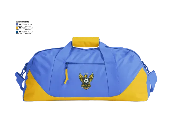 Duffle Bag, Eagles Academy SC, Men's Soccer, Teamtime, Team time, sublimation, custom sports apparel, team uniforms, spirit wear, spiritwear, sports uniforms, custom shirts, team store, custom team store, fundraiser sports, apparel fundraiser