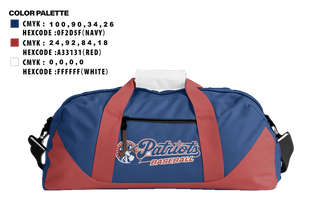 Duffle Bag, Lenape Valley Patriots, Baseball, Teamtime, Team time, sublimation, custom sports apparel, team uniforms, spirit wear, spiritwear, sports uniforms, custom shirts, team store, custom team store, fundraiser sports, apparel fundraiser