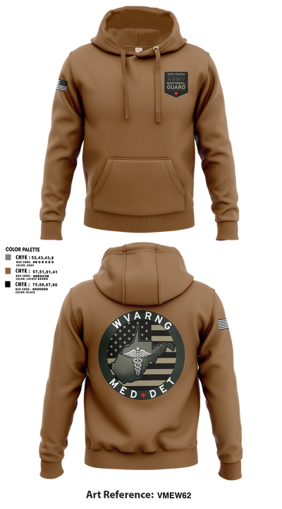WV ARNG Med Det 75536426 Hoodie - 2