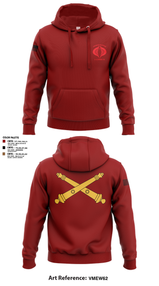 Hoodie, Charlie Battery, 1-119th FA, , Teamtime, Team time, sublimation, custom sports apparel, team uniforms, spirit wear, spiritwear, sports uniforms, custom shirts, team store, custom team store, fundraiser sports, apparel fundraiser