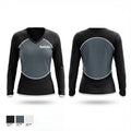 Batileka 62684816 Women's Long Sleeve V-neck Shirt - 1