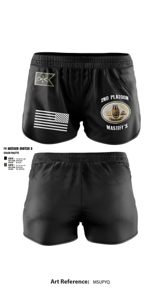 Ranger Panties, 2nd Plt, Doghouse Company, 1/3 TOG, , Teamtime, Team time, sublimation, custom sports apparel, team uniforms, spirit wear, spiritwear, sports uniforms, custom shirts, team store, custom team store, fundraiser sports, apparel fundraiser