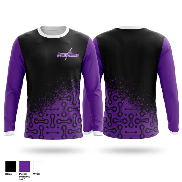 Long Sleeve Performance Shirt, Burgaw Powerhouse, Softball, Teamtime, Team time, sublimation, custom sports apparel, team uniforms, spirit wear, spiritwear, sports uniforms, custom shirts, team store, custom team store, fundraiser sports, apparel fundraiser