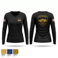 San Antonio security Agency Women's Long Sleeve V-neck Shirt - 1