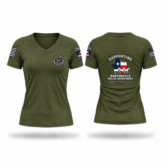 Womens Short Sleeve Vneck Shirt, BVPD, Police, Teamtime, Team time, sublimation, custom sports apparel, team uniforms, spirit wear, spiritwear, sports uniforms, custom shirts, team store, custom team store, fundraiser sports, apparel fundraiser