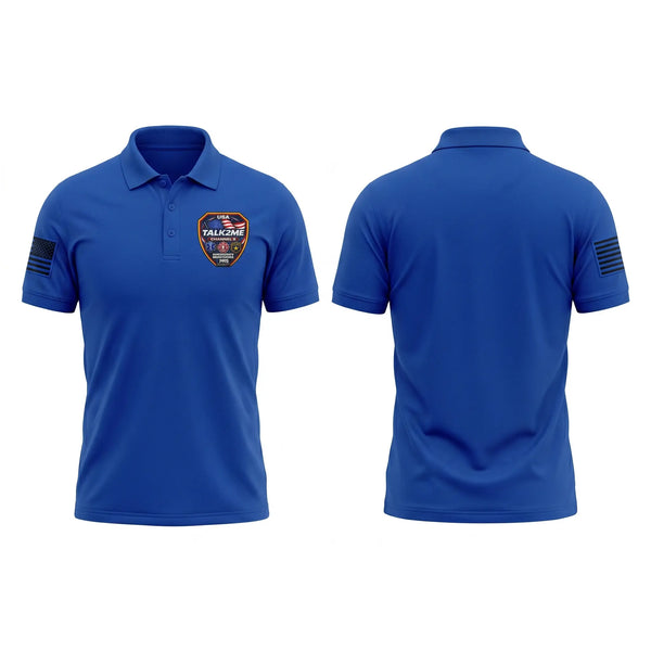 Short Sleeve Performance Polo, Public Radio Service Emergency Monitoring, Fire Department, Teamtime, Team time, sublimation, custom sports apparel, team uniforms, spirit wear, spiritwear, sports uniforms, custom shirts, team store, custom team store, fundraiser sports, apparel fundraiser