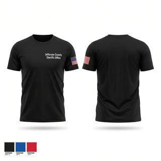 Short Sleeve Performance Shirt, Jefferson County Sheriff's Office, Police, Teamtime, Team time, sublimation, custom sports apparel, team uniforms, spirit wear, spiritwear, sports uniforms, custom shirts, team store, custom team store, fundraiser sports, apparel fundraiser