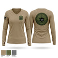 Ontario County Sheriff’s Office Women's Long Sleeve V-neck Shirt - 1