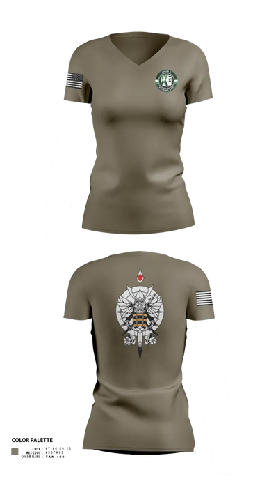 S7 16767122 Women's Short Sleeve V-neck Shirt - 22