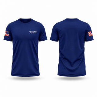 Short Sleeve Performance Shirt, Jefferson Police Department, Police, Teamtime, Team time, sublimation, custom sports apparel, team uniforms, spirit wear, spiritwear, sports uniforms, custom shirts, team store, custom team store, fundraiser sports, apparel fundraiser