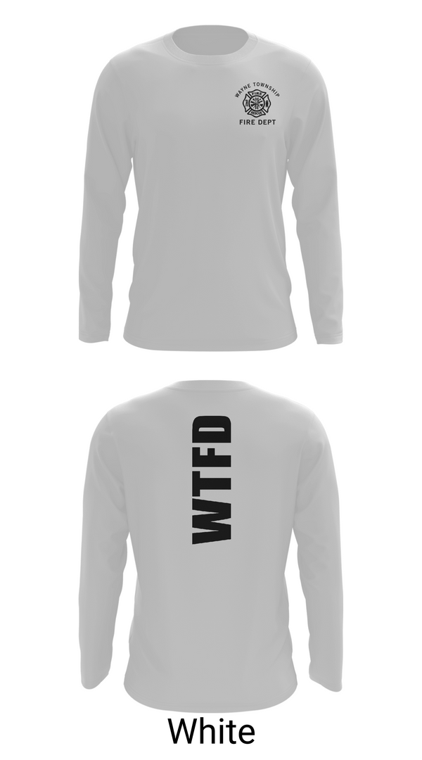 Long Sleeve Performance Shirt, Wayne Twp / Grass Creek Fire Dept, Fire Department, Teamtime, Team time, sublimation, custom sports apparel, team uniforms, spirit wear, spiritwear, sports uniforms, custom shirts, team store, custom team store, fundraiser sports, apparel fundraiser