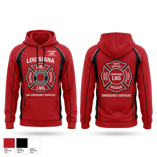 Hoodie, LOUISIANA LNG EMERGENCY SERVICES, , Teamtime, Team time, sublimation, custom sports apparel, team uniforms, spirit wear, spiritwear, sports uniforms, custom shirts, team store, custom team store, fundraiser sports, apparel fundraiser
