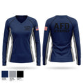 Altoona Fire Department Women's Long Sleeve V-neck Shirt - 1