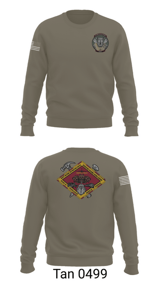 Crew Neck Sweatshirt, 1st CRR, Marines, Teamtime, Team time, sublimation, custom sports apparel, team uniforms, spirit wear, spiritwear, sports uniforms, custom shirts, team store, custom team store, fundraiser sports, apparel fundraiser
