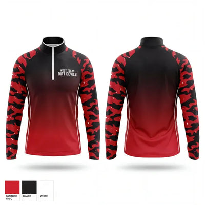 West Texas Dirt Devils 21249839 Quarter Zip Jacket - 1