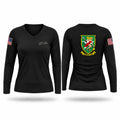 Vmmfa-121 Women's Long Sleeve V-neck Shirt - 1