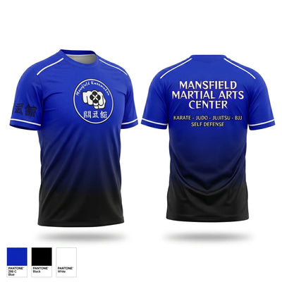 Mansfield Martial Arts Center Soft Poly Tee Cotton Like Feel - 1