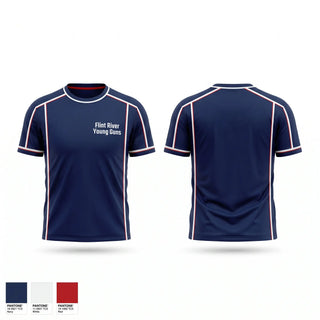 Short Sleeve Performance Shirt, Flint River Young Guns, Baseball, Teamtime, Team time, sublimation, custom sports apparel, team uniforms, spirit wear, spiritwear, sports uniforms, custom shirts, team store, custom team store, fundraiser sports, apparel fundraiser