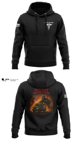 Hoodie, 194th AR BDE HRT Medics, Army, Teamtime, Team time, sublimation, custom sports apparel, team uniforms, spirit wear, spiritwear, sports uniforms, custom shirts, team store, custom team store, fundraiser sports, apparel fundraiser