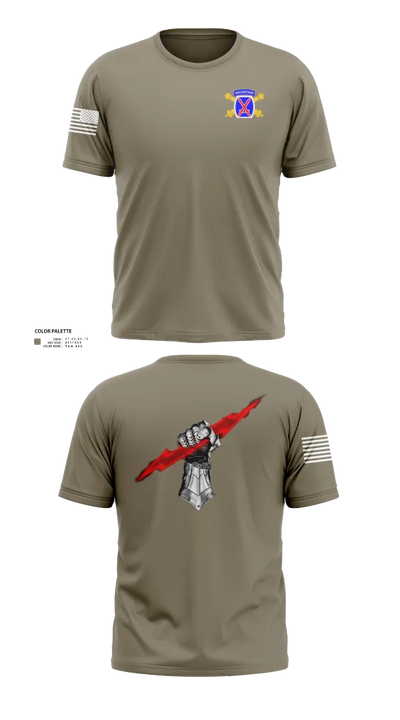 10mtn FIST 76072588 Short Sleeve Performance Shirt - 152