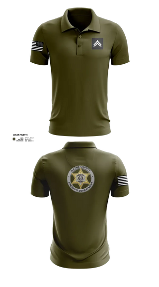 Short Sleeve Performance Polo, Wayne County Sheriff’s Department, Police, Teamtime, Team time, sublimation, custom sports apparel, team uniforms, spirit wear, spiritwear, sports uniforms, custom shirts, team store, custom team store, fundraiser sports, apparel fundraiser