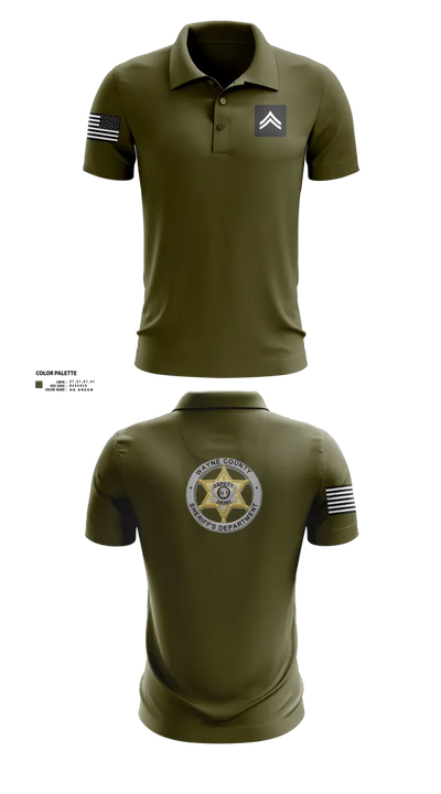 Wayne County Sheriff’s Department 8145507 Short Sleeve Performance Polo - 2