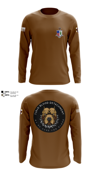 Long Sleeve Performance Shirt, 7236 Medical Support Unit, Army, Teamtime, Team time, sublimation, custom sports apparel, team uniforms, spirit wear, spiritwear, sports uniforms, custom shirts, team store, custom team store, fundraiser sports, apparel fundraiser