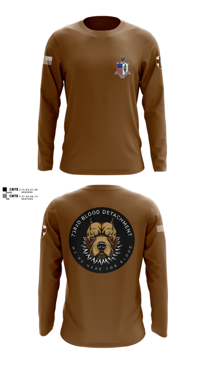 7236 Medical Support Unit 23700208 Long Sleeve Performance Shirt 4