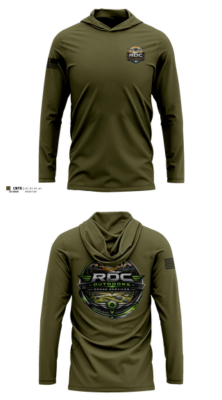 Long Sleeve hooded sunshirt, RDC Outdoors, Police, Teamtime, Team time, sublimation, custom sports apparel, team uniforms, spirit wear, spiritwear, sports uniforms, custom shirts, team store, custom team store, fundraiser sports, apparel fundraiser