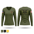 Horse Patrol Unit 87584160 Women's Long Sleeve V-neck Shirt - 1
