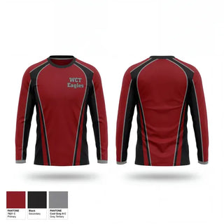 Long Sleeve Performance Shirt, WCT Eagles, Softball, Teamtime, Team time, sublimation, custom sports apparel, team uniforms, spirit wear, spiritwear, sports uniforms, custom shirts, team store, custom team store, fundraiser sports, apparel fundraiser