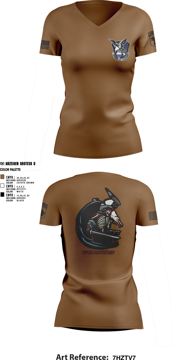Womens Short Sleeve Vneck Shirt, 2nd Flt Platoon, B/101 Avn Regt, 101st ABN DIV, , Teamtime, Team time, sublimation, custom sports apparel, team uniforms, spirit wear, spiritwear, sports uniforms, custom shirts, team store, custom team store, fundraiser sports, apparel fundraiser