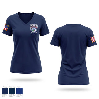 Womens Short Sleeve Vneck Shirt, Criminal Investigation Division, Police, Teamtime, Team time, sublimation, custom sports apparel, team uniforms, spirit wear, spiritwear, sports uniforms, custom shirts, team store, custom team store, fundraiser sports, apparel fundraiser
