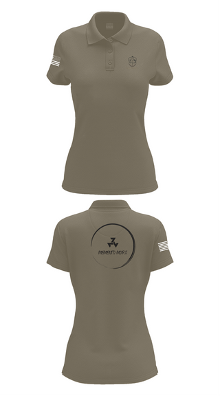 Womens Short Sleeve Performance Polo, Retired, Army, Teamtime, Team time, sublimation, custom sports apparel, team uniforms, spirit wear, spiritwear, sports uniforms, custom shirts, team store, custom team store, fundraiser sports, apparel fundraiser