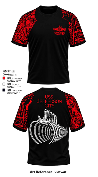 Short Sleeve Performance Shirt, USS JEFFERSON CITY, , Teamtime, Team time, sublimation, custom sports apparel, team uniforms, spirit wear, spiritwear, sports uniforms, custom shirts, team store, custom team store, fundraiser sports, apparel fundraiser