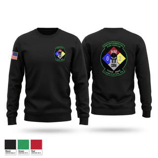 Crew Neck Sweatshirt, Haz Mat 2 Environmental Fire Rescue Company, Fire Department, Teamtime, Team time, sublimation, custom sports apparel, team uniforms, spirit wear, spiritwear, sports uniforms, custom shirts, team store, custom team store, fundraiser sports, apparel fundraiser