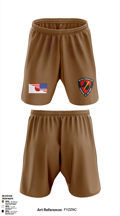 CFAY Security MWD 8015986 Athletic Shorts With Pockets - 1