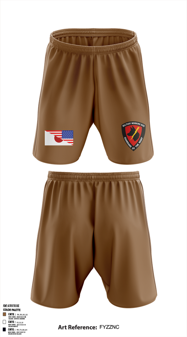Athletic Shorts With Pockets, CFAY Security MWD, , Teamtime, Team time, sublimation, custom sports apparel, team uniforms, spirit wear, spiritwear, sports uniforms, custom shirts, team store, custom team store, fundraiser sports, apparel fundraiser