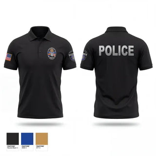 Short Sleeve Performance Polo, Winslow Police Department, Police, Teamtime, Team time, sublimation, custom sports apparel, team uniforms, spirit wear, spiritwear, sports uniforms, custom shirts, team store, custom team store, fundraiser sports, apparel fundraiser