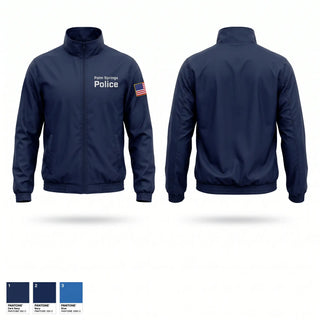 Windbreaker, Palm Springs Police, Police, Teamtime, Team time, sublimation, custom sports apparel, team uniforms, spirit wear, spiritwear, sports uniforms, custom shirts, team store, custom team store, fundraiser sports, apparel fundraiser
