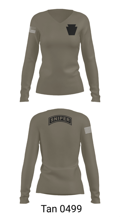 Zodiac 61144818 Women's Long Sleeve V-neck Shirt - 73