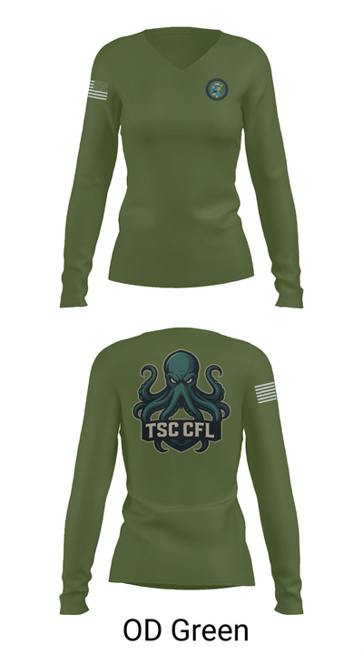 Tsc cfl 79099869 Women's Long Sleeve V-neck Shirt - 54