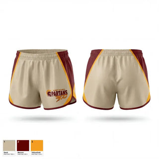 Womens Shorts, West Tampa Spartans, , Teamtime, Team time, sublimation, custom sports apparel, team uniforms, spirit wear, spiritwear, sports uniforms, custom shirts, team store, custom team store, fundraiser sports, apparel fundraiser