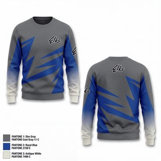Crew Neck Sweatshirt, Vermont Elks Association, , Teamtime, Team time, sublimation, custom sports apparel, team uniforms, spirit wear, spiritwear, sports uniforms, custom shirts, team store, custom team store, fundraiser sports, apparel fundraiser
