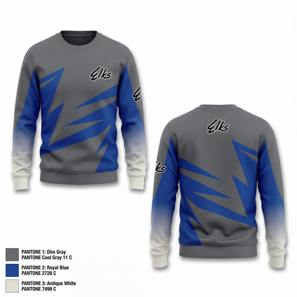 Crew Neck Sweatshirt, Vermont Elks Association, , Teamtime, Team time, sublimation, custom sports apparel, team uniforms, spirit wear, spiritwear, sports uniforms, custom shirts, team store, custom team store, fundraiser sports, apparel fundraiser