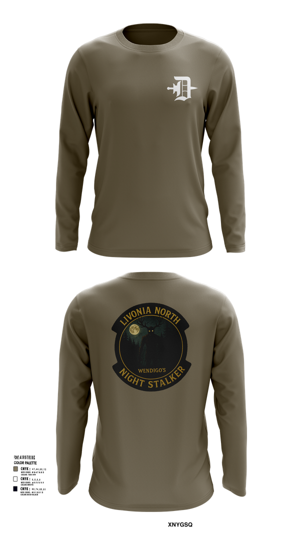 Long Sleeve Performance Shirt, Livonia North Recruiting Station, , Teamtime, Team time, sublimation, custom sports apparel, team uniforms, spirit wear, spiritwear, sports uniforms, custom shirts, team store, custom team store, fundraiser sports, apparel fundraiser